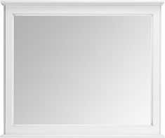 ASB-Woodline Зеркало Венеция 100 белое патина серебро